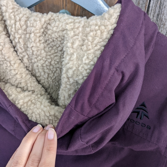 Woods shearling lined winter jacket - Picture 6 of 9